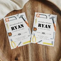 Laten we bouwen! Boy's Construction Tool Verjaarda