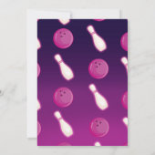 Laten we Bowl Bowling Birthday Party Kaart (Achterkant)