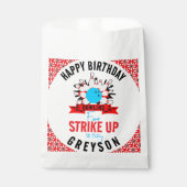 Laten we bowlen! Leuke Kinder 5e Verjaardag Party Bedankzakje (Voorkant)