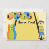  Laten we Bowling gaan Hartelijk dank Bedankkaart (Voorkant)