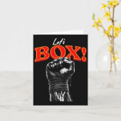 Laten we boxen kaart (Gele Bloem)