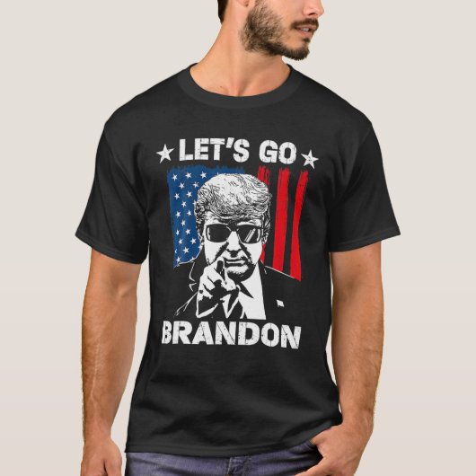 Laten we Braden Brandon Conservative Anti-Liberal  T-shirt (Voorkant)