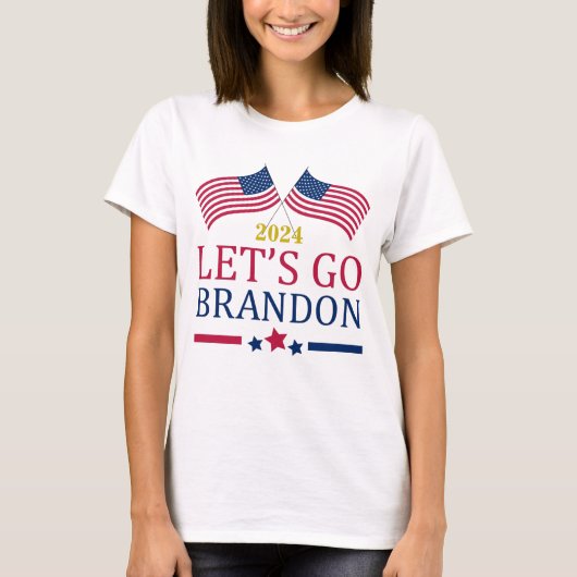Laten we Brandon 2024 VS Stars Flag T-Shirt halen (Voorkant)