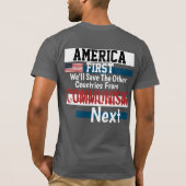 Laten we Brandon America First T-Shirt gaan (Achterkant)