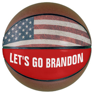 LATEN WE BRANDON AMERICAN FLAG BASKETBALL GAAN BASKETBAL