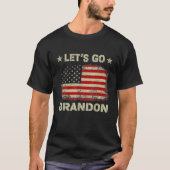 Laten we Brandon Apparel Meme Co. gaan T-shirt (Voorkant)