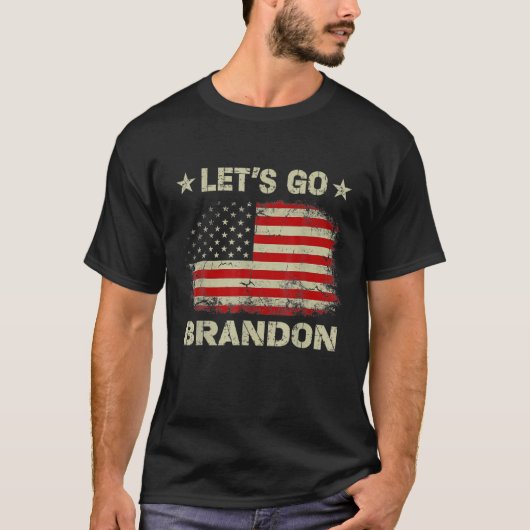 Laten we Brandon Apparel Meme Co. gaan T-shirt (Voorkant)