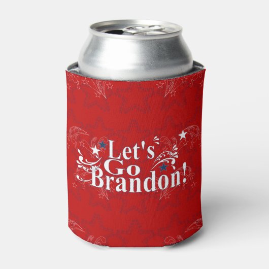 Laten we Brandon Bandana Koelbox gaan Blikjeskoeler (Blikje Voorkant)