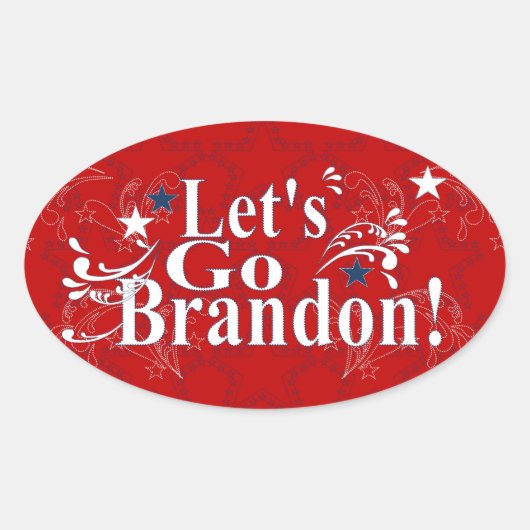 Laten we Brandon Bandana Stickers gaan halen (Voorkant)