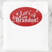 Laten we Brandon Bandana Stickers gaan halen (Tas)