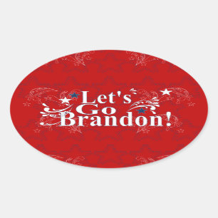 Laten we Brandon Bandana Stickers gaan halen