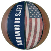 LATEN WE BRANDON-Basketballen GAAN Basketbal (Verticaal)