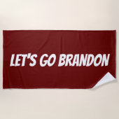 LATEN WE BRANDON Beach Towels GAAN Strandlaken (Voorkant)