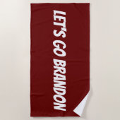 LATEN WE BRANDON Beach Towels GAAN Strandlaken (Voorkant)