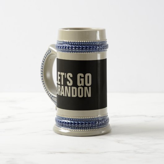 LATEN WE BRANDON BEER STEIN GAAN BIERPUL (Voorkant links)