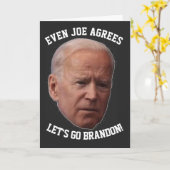 LATEN WE BRANDON BIDEN GAAN OVEREENSTEMMEN MET BIR KAART (Gele Bloem)