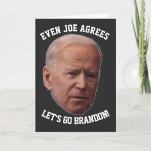 LATEN WE BRANDON BIDEN GAAN OVEREENSTEMMEN MET BIR KAART