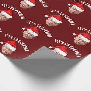 LATEN WE BRANDON BIDEN KERSTPAPIER GAAN HALEN CADEAUPAPIER
