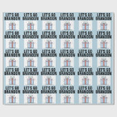 LATEN WE BRANDON BIRTHDAY Wrapping Paper GAAN Cadeaupapier (Vlak)