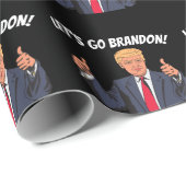 LATEN WE BRANDON BRANDON TRUMP ALLES-OCCASION WRAP CADEAUPAPIER (Rol Hoek)