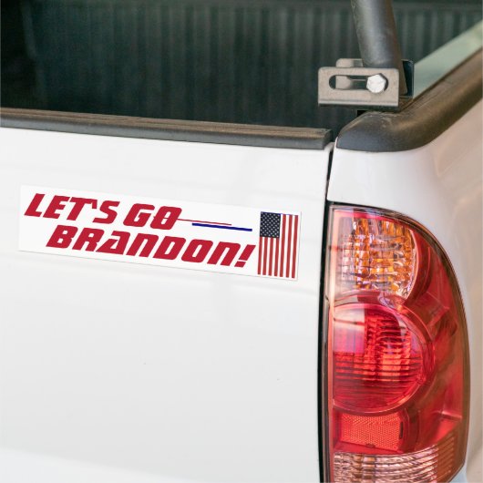 Laten we Brandon Bumpersticker gaan (Op Truck)
