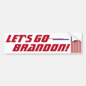 Laten we Brandon Bumpersticker gaan (Voorkant)