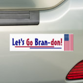 Laten we Brandon Bumpersticker gaan (Op auto)