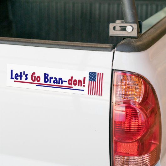 Laten we Brandon Bumpersticker gaan (Op Truck)