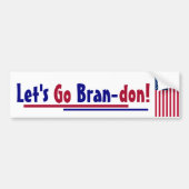 Laten we Brandon Bumpersticker gaan (Voorkant)