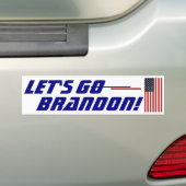 Laten we Brandon Bumpersticker gaan (Op auto)