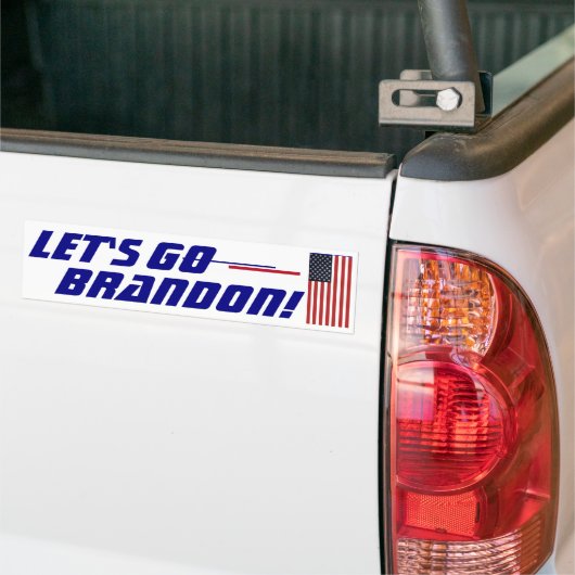 Laten we Brandon Bumpersticker gaan (Op Truck)