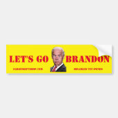 LATEN WE BRANDON BUMPERSTICKER GAAN (Voorkant)