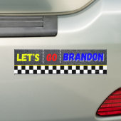 Laten we Brandon Bumpersticker gaan (Op auto)