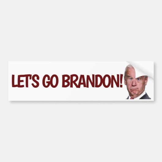 Laten we Brandon Bumperstickers (Voorkant)