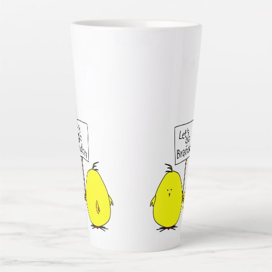 Laten we Brandon Chicks Latte Mok gaan doen (Voorkant)