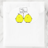 Laten we Brandon Chicks Sticker gaan (Tas)
