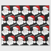 LATEN WE BRANDON CHRISTMAS SANTA Wrapping Paper GA Cadeaupapier (Vlak)