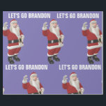 LATEN WE BRANDON CHRISTMAS SANTA Wrapping Paper GA Cadeaupapier<br><div class="desc">LATEN WE BRANDON CHRISTMAS WRAPPING PAPER GAAN</div>