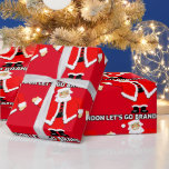 LATEN WE BRANDON CHRISTMAS SANTA Wrapping Paper GA Cadeaupapier<br><div class="desc">LATEN WE BRANDON CHRISTMAS WRAPPING PAPER GAAN</div>
