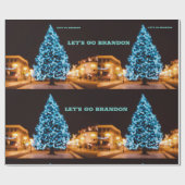 LATEN WE BRANDON CHRISTMAS TREE WRAPPING PAPER GAA CADEAUPAPIER (Vlak)