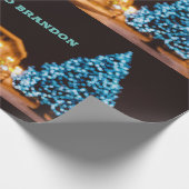 LATEN WE BRANDON CHRISTMAS TREE WRAPPING PAPER GAA CADEAUPAPIER (Hoek)