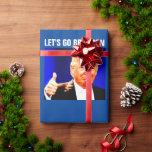 LATEN WE BRANDON CHRISTMAS TRUMP Wrapping Paper GA Cadeaupapier<br><div class="desc">LATEN WE BRANDON CHRISTMAS TRUMP WRAPPING PAPER GAAN</div>