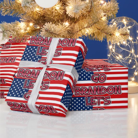 LATEN WE BRANDON CHRISTMAS Wrapping Paper GAAN Cadeaupapier (Feestdagen)