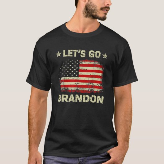 Laten we Brandon Conservative Anti-Liberal gaan T-shirt (Voorkant)