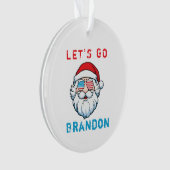 Laten we Brandon Conservative Funny Ornament gaan (voorkant)
