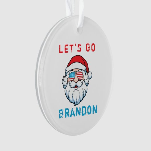 Laten we Brandon Conservative Funny Ornament gaan (voorkant)