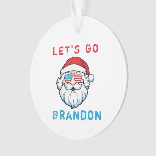 Laten we Brandon Conservative Funny Ornament gaan (voorkant)
