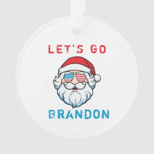 Laten we Brandon Conservative Funny Ornament gaan (voorkant)