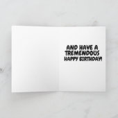 LATEN WE BRANDON DONALD TRUMP BIRTHDAY KAART GAAN (Binnen)