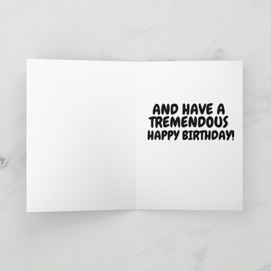 LATEN WE BRANDON DONALD TRUMP BIRTHDAY KAART GAAN (Binnen)